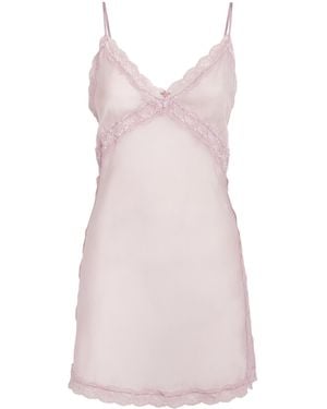 Skims Silk Romance Slip Dress - Pink