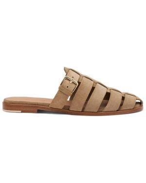 Malone Souliers Suede Theresa Mules - Brown