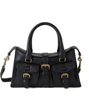 Mulberry Mini Leather Roxanne Top-Handle Bag - Black