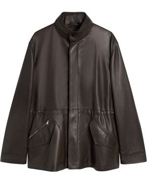 dunhill Leather Jacket - Black