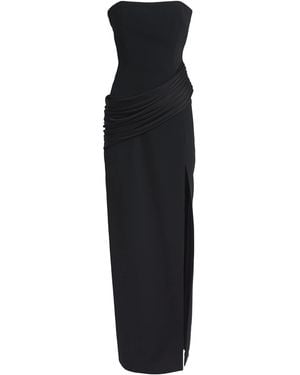Sabina Bilenko Strapless Sage Gown - Black