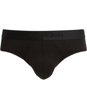 Calvin Klein Low-Rise Tonal Briefs - Black