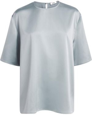 Stylein Satin Martano Blouse - Blue