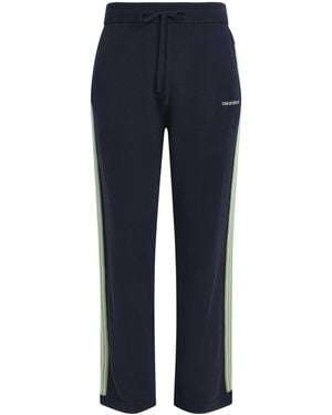 CASABLANCA Merino Wool Stripe Sweatpants - Blue