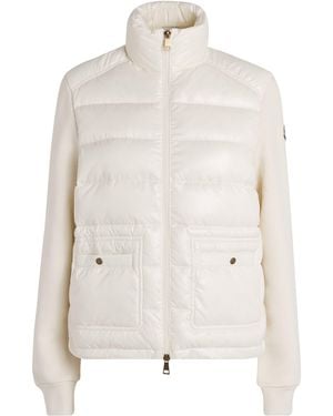 Moncler Quilted Hybrid Jacket - White
