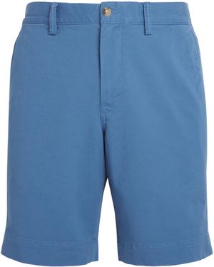 Polo Ralph Lauren Stretch-Cotton Bedford Shorts - Blue