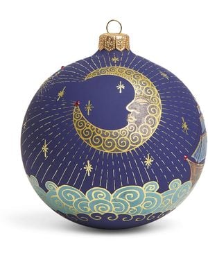 Glitterlab Glass Midnight Odyssey Bauble - Blue