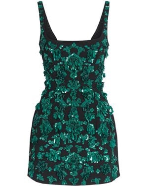 16Arlington Embellished Sior Mini Dress - Green