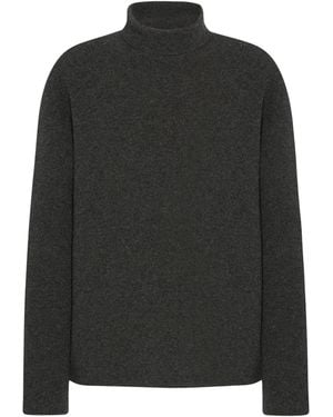 The Row Heiti Cashmere Rollneck Sweater - Black