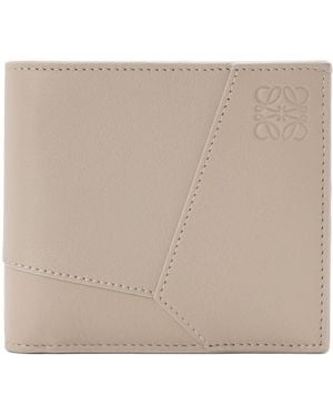 Loewe Leather Puzzle Edge Wallet - Natural