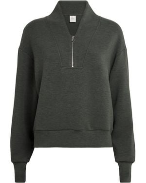 Varley Doublesoft Davidson Quarter-Zip Sweatshirt - Green