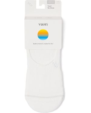 Vuori No Show Performance Socks - White