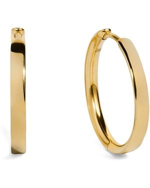 Monica Vinader Small Vermeil Hoop Earrings - Metallic
