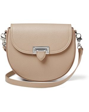 Aspinal of London Leather Portobello Cross-Body Bag - Natural