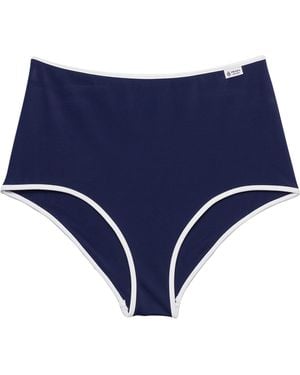 Prada High-Rise Bikini Bottoms - Blue