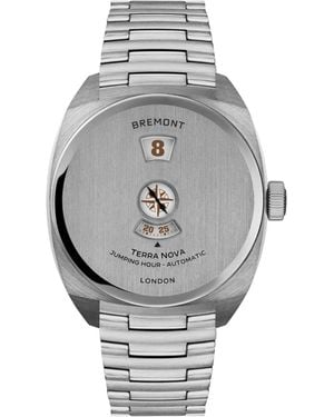 Bremont Stainless Steel Terra Nova Jumping Hour Watch - Grey