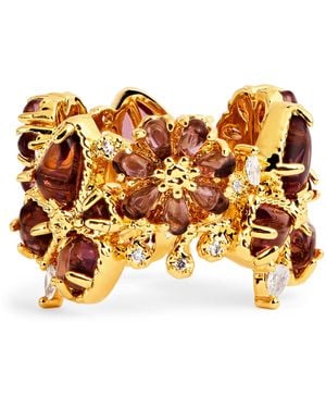 Zimmermann Embellished Bloom Ring - Orange