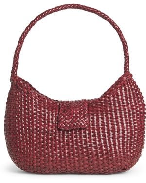 RIXO London X Dragon Diffusion Leather Saoirse Shoulder Bag - Red