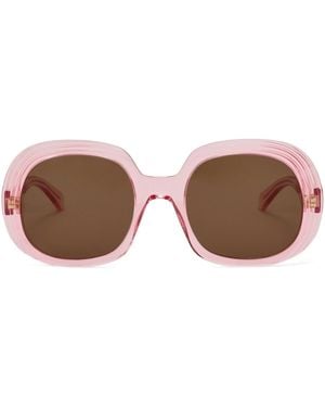 Loewe Square Steps Sunglasses - Brown