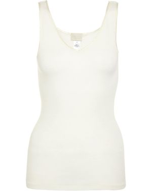 Hanro Wool And Silk Tank Top - Green