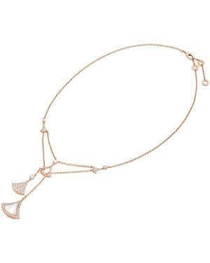 BVLGARI Mother-Of-Pearl And Diamond Divas' Dream Necklace - Metallic