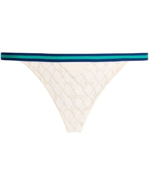 Fleur du Mal Mesh Serena Thong - Blue