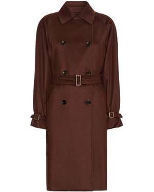Max Mara Cashmere Trench Coat - Brown