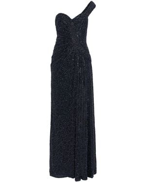 Gaurav Gupta Draped Nebula Gown - Blue
