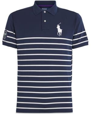 Ralph Lauren X Wimbledon Big Polo Pony Polo Shirt - Blue
