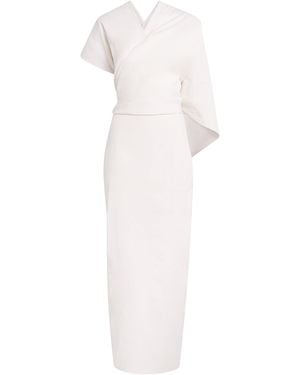 Issey Miyake Allow High-Rise Maxi Skirt - White