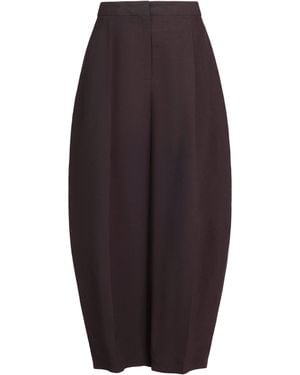 Alaïa Round Tailored Pants - Purple