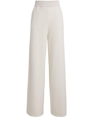 Eleventy Straight Leg Knit Trousers - White