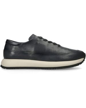 Officine Creative Leather Form Trainers - Grey