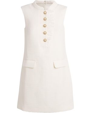 the marca dress in ivory Montsand IVORY TIERED HALTER MAXI DRESS
