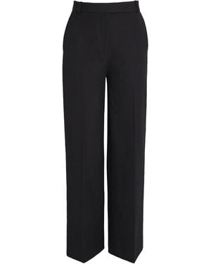 JOSEPH Stretch-Gabardine Yukio Trousers - Black