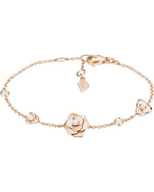 Piaget And Diamond Rose Bracelet - Metallic