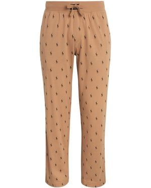 Polo Ralph Lauren Polo Pony Pajama Bottoms - Natural