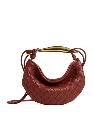 Bottega Veneta Baby Leather Sardine Cross-Body Bag - Brown