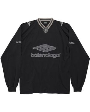 Balenciaga Cotton 3B Sports Icon T-Shirt - Black