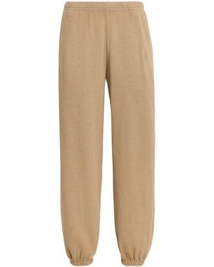 ÉTERNE Cotton Boyfriend-Pocket Sweatpants - Natural