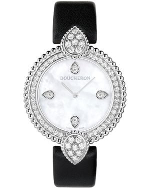Boucheron Steel And Diamond Serpent Bohème Watch - Metallic