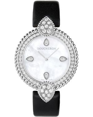 Boucheron Steel And Diamond Serpent Bohème Watch - Metallic
