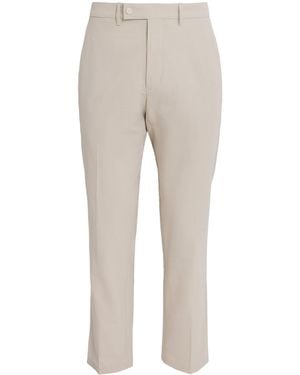 Ralph Lauren Straight Performance Trousers - Natural