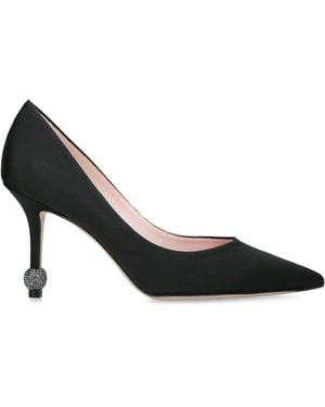 Roger Vivier Grosgrain Marlene Court Shoes 85 - Black
