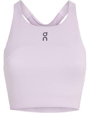 On Shoes Performance Crop Top - Purple