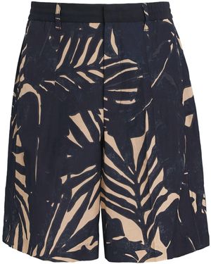 Emporio Armani Printed Bermuda Shorts - Blue