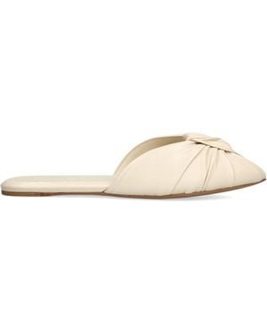 Chloé Leather Suzie Sandals - Natural