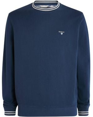 Barbour Cotton Rosford Crew-Neck Sweatshirt - Blue