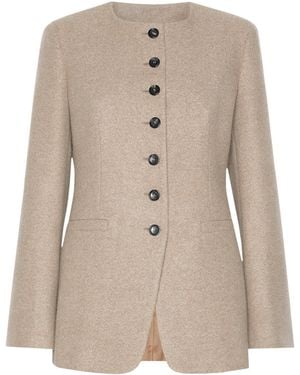 Max Mara Cashmere Jacket - Natural