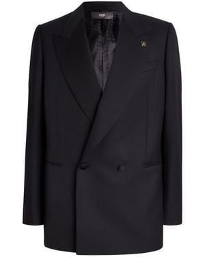 Amiri Double-Breasted Blazer - Black